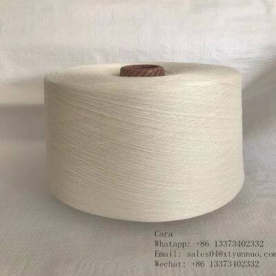 100% bamboo fiber yarn 40%bamboo 60%polyester bamboo yarn for material fabric