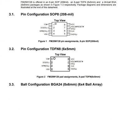 Fudan Microelectronics EEPROM FM25W128-SOB-U-G-Q1 photo-3