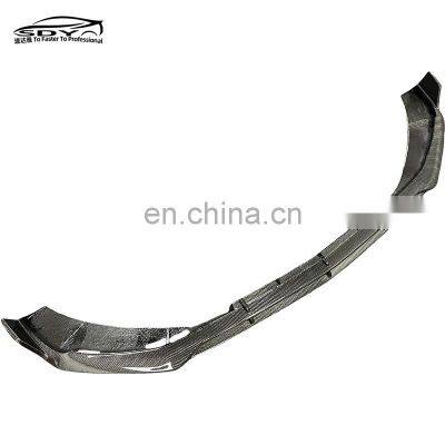 W206 High Quality Carbon Fiber BB Style Front Lip Front Bumper Lip Splitter For Mercedes Benz W206 C Class