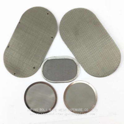 Wire Cloth Filter Discs/Stainless Steel Wire Mesh Filter Discs