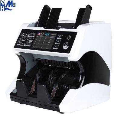 High Speed Multi Currency Banknote Machine Money/Bill Counter with Easy to Update