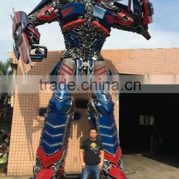 Large Modern Famous Arts Iron Sculpture for Outdoor decoration 7 meters high Optimus prime