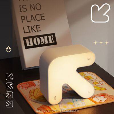 Creative Room Decor Reverse Arrow LED Night Light DIY Sticker 7 Colors Changing Dimming Lamp Room Decor Lights photo-4
