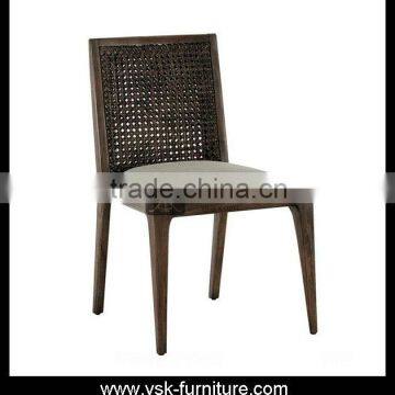 DC-132 Antique Rattan Back Asian Style Chair