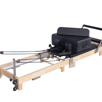 En El Hogar Reformador De Pilates Plegable De Madera