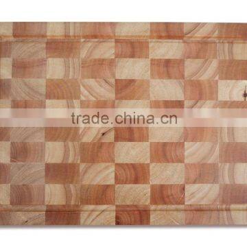 High quality best selling eco friendly Rectangular Natural Rubberwood Cutting Board from Viet Nam