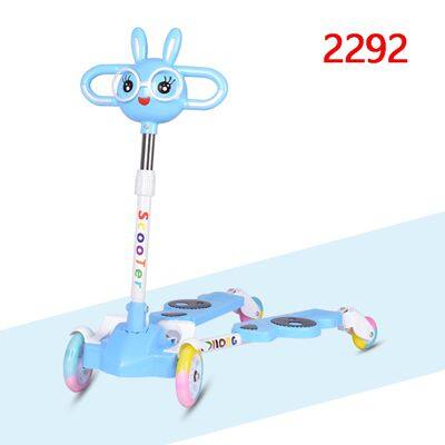 Детские самокаты детские трехколесные музыкальные светящиеся складывающиеся игрушки, наружные скользящие спортивные игры, для мальчиков и девочек, катание ногой