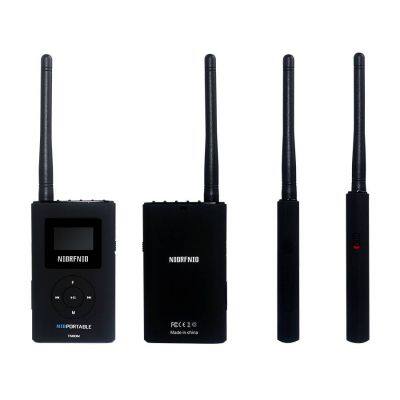 liannuo t600m car mp3 portable fm transmitter with cd-like sound quality and high-fidelity stereo for square dancing