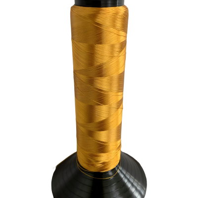 75дтекс*2 Высокопрочная полиимидная швейная нить | Промышленная швейная нить из полиимида, устойчивая к высоким температурам