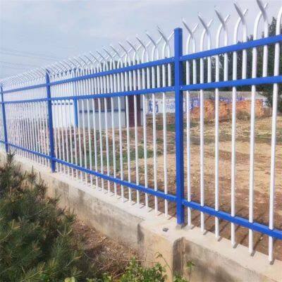 Anti-Rust Welded Wrought Iron Picket Fence for Outdoor Boundary Protection photo-5