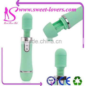 2016 New designed G-spot vibrator sex toy waterproof rechargeable massager vibrating wand