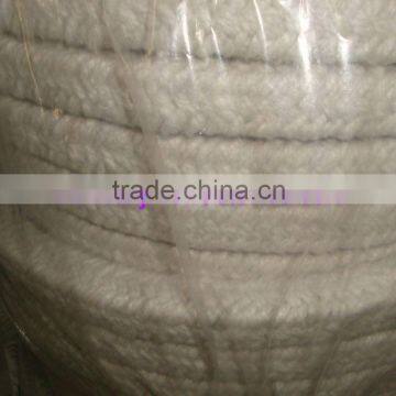 Braided ceramic rope for sealing gasket