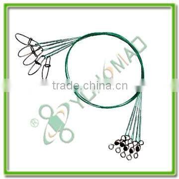 crane swivel with Insurance snap and wire leader fishing tackle                        
                                                Quality Choice