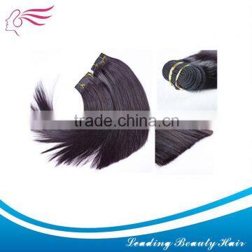 100% unprocessed straight cheap human remy hair weft double drawn