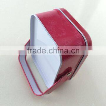Beautiful Rectangle Tin Box for Chocolate With Handle photo-3
