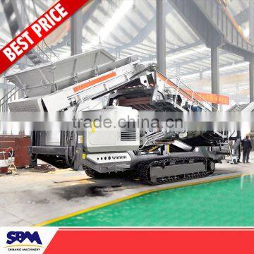 China supplier High performance Pyrophyllite mobile crushing plant