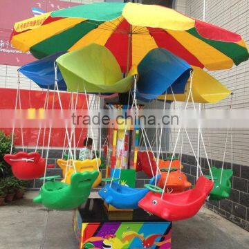 Fun Fish Carousel, Kis Amusement Park Equipment, Fish Swing