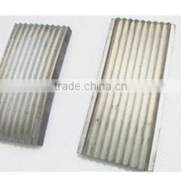 tungsten carbide jaw plate , hard alloy jaw plates made in china , cemented carbide gnathostegite OEM