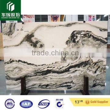 white onyx with back veins, painting onyx, white marble stone