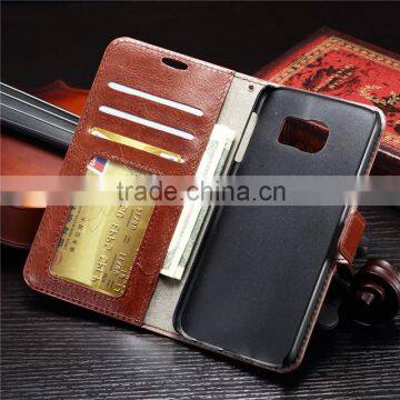 2016 Mobile Phone Leather Case For Samsung Galaxy S7 Case Cover,For Galaxy s7/Edge Luxury Leather Case And Screen