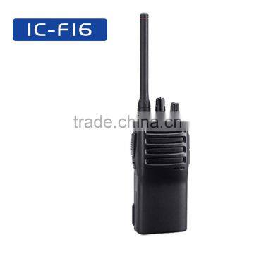 IC-F16 VHF or UHF 5Watts PC Programmable Handheld Two Way Radio