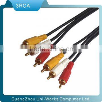 3RCA-3RCA Audio Video AV cable