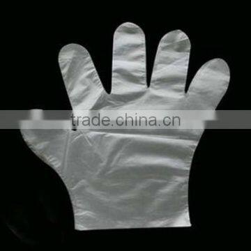 Disposable HDPE gloves, PE examination hand gloves