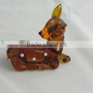 fawn glass animal figurine