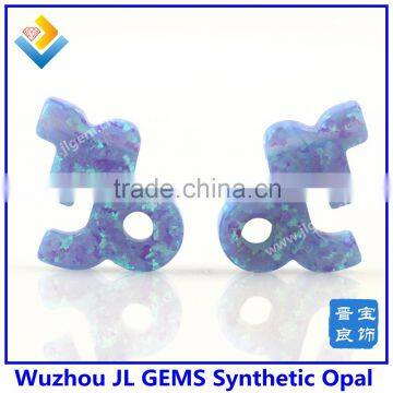 Wholesale 12 Horoscope Opal Gemstone Pendant Capricorn Fire White/Blue Opal With Synthetic Opal photo-6