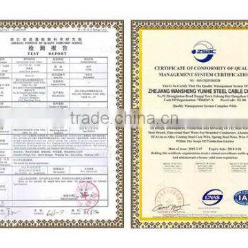 Rope Application and Free Cutting Steel Special Use Galvanized Steel Wire/Stay Wire/Guy Wire BS 183 7/4.0mm photo-6