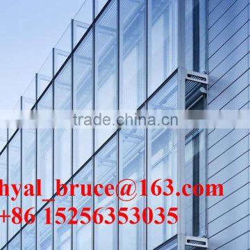 Aluminum exposed curtain wall profiles