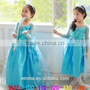 New style elsa princess dress dress for childrern elsa costume BC2106