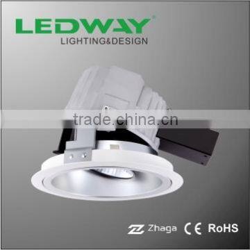 35W 6 inch COB LED down with tilt function recessed down light dimmable LED down light