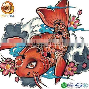 hot sale temporary fish tattoo design kids tattoo body tattoo sticker temporary tattoo paper