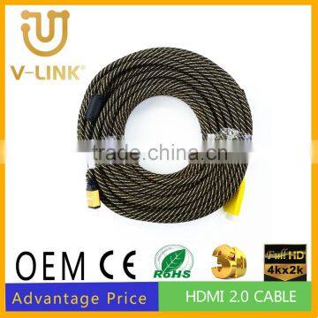 25m 60m bulk male to male hdmi cable 1.4v support hd 1080p 3D for monitor