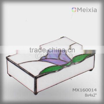 MX1600014 china wholesale stained glass jewelry boxkeepsake boxes