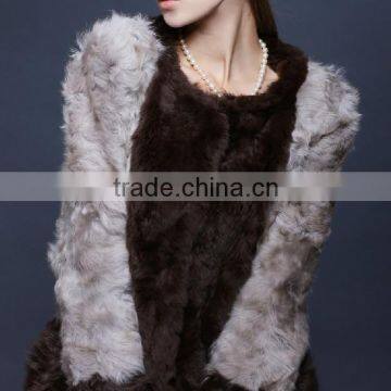 Newest Luxury Wool Fur Coats European Fashion Unique Women Sexy Winter Coats "11"