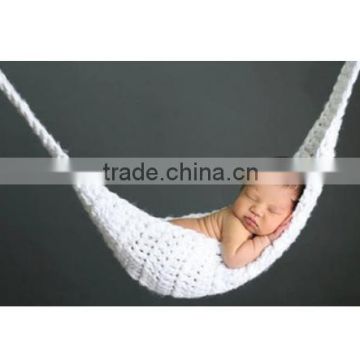 Baby Hammock Photography Props Infant Toddler Crochet Costume Newborn Photo Props 0-3Months 1set