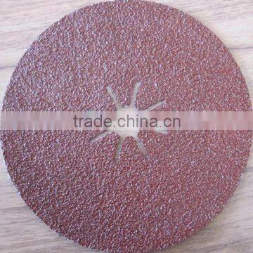 7inch abrasive fiber sanding disc polishing for metal, wood, stone, marble