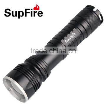 F11-T LED Flashlight 26650 battery Flash Torch Long Range High Brightness