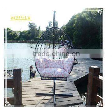 High Quality Outdoor Garden Swing Hanging Egg Basket Chairs photo-4