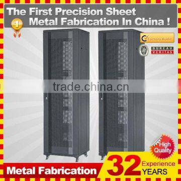 2014 custom new floor standing aluminium outdoor 24u network cabinet with different size for your choice