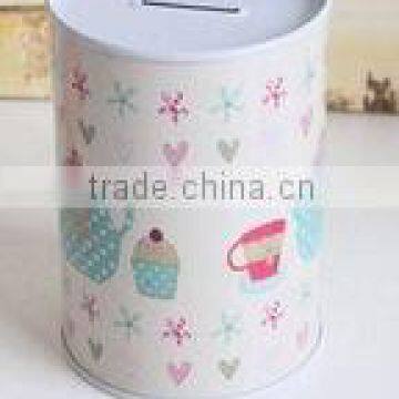 Coin Tin Box - For Money Saving