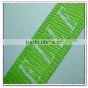 57mm green jacquard polypropylene webbing strap for luggages