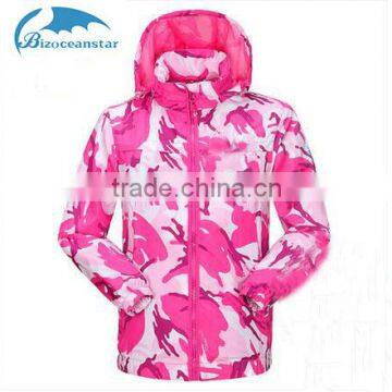 2016 New arrival spring summer children outdoor windproof coat hooded waterproof jacket