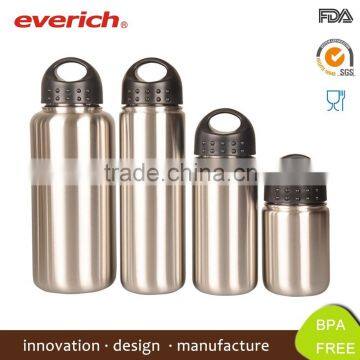 Mirror Finished Custom Stainless Steel Vacuum Sports Bottle With Bamboo Lid Quality Assured photo-4