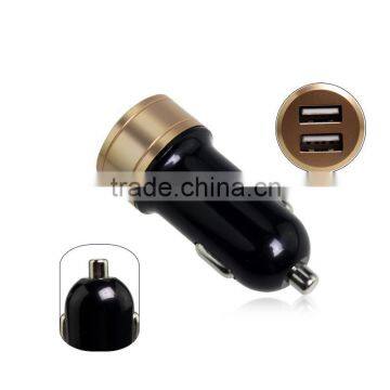 Car Dual USB Charger Cigarette Lighter Socket For Mobile Phone PAD GPS MP3