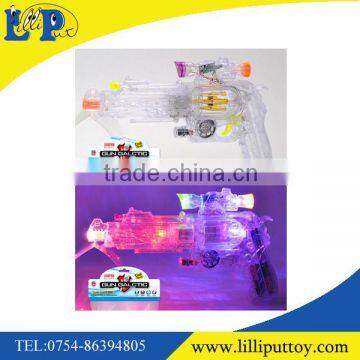 27CM transparent revolver gun toy with infrared ray