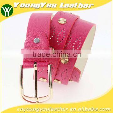 2015 Women's Fashion Studded Beads Belt With Metal Beads in Yiwu