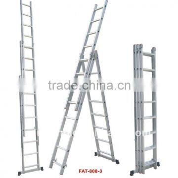 Aluminium Ladder ,Aluminum three section extension ladder